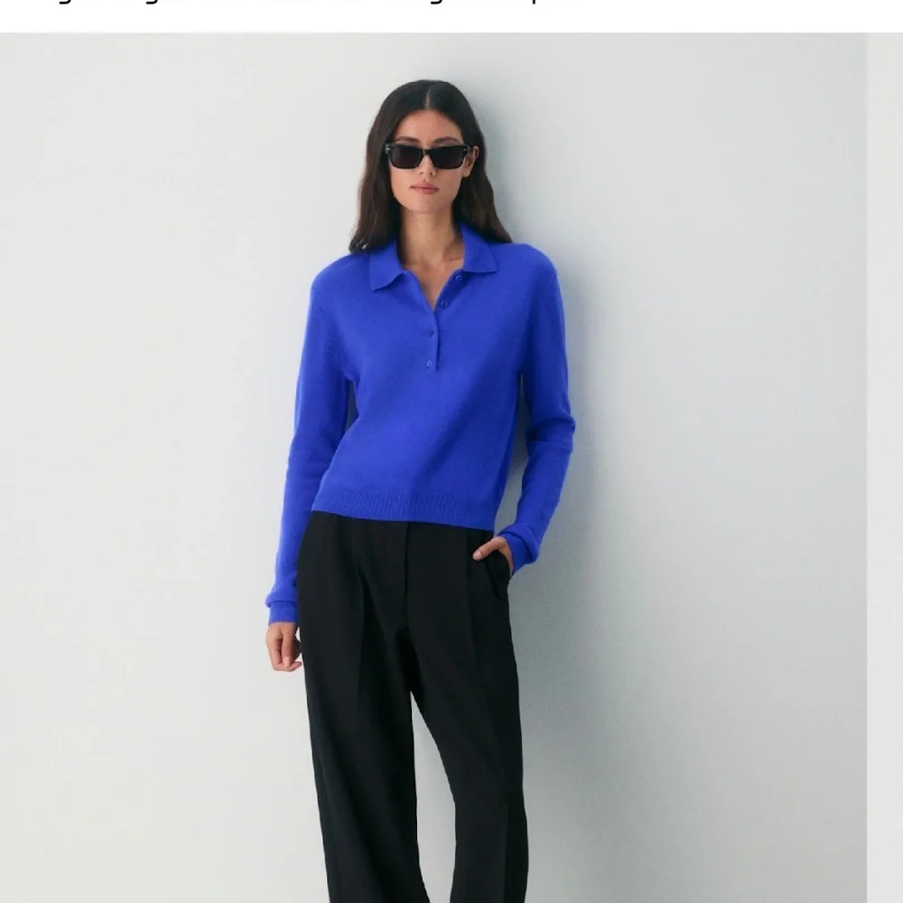Aritzia cashmere polo - Picture 2 of 6